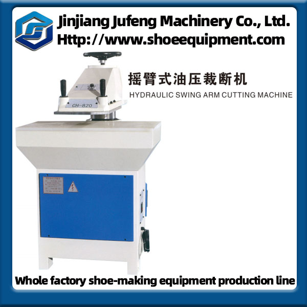 Hydraulic swing arm cutting machine